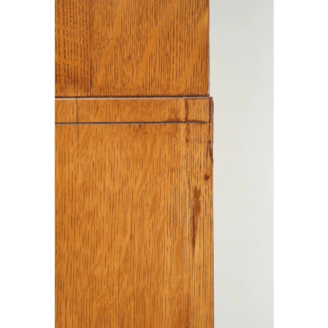 Antique Five Section Oak Macey Barrister Bookcase For Sale - Image 9 of 14