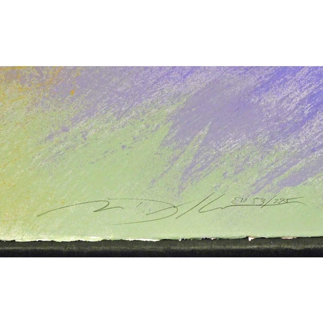1980s Mark Dickson "Ev" Hand Signed Serigraph Diptych #53 Fine Art Prints For Sale In Denver - Image 6 of 7