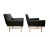 Italian Mid-Century Lounge Chairs-Chrome Base-Newly Upholstered in Italian Leather - a Pair For Sale - Image 3 of 6