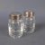 Silver Vintage Crystal and Silver-Plated Metal Oil and Vinegar with Salt and Pepper Set, 1970s, Set of 5 For Sale - Image 8 of 15