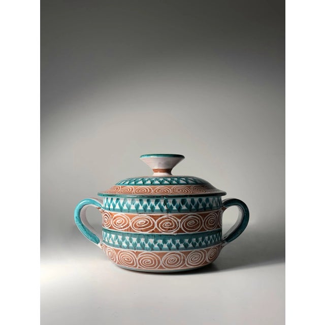 Robert Picault Soup Tureen Complete Set - 7 Pices For Sale - Image 10 of 11