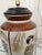 1930s Asian Ceramic + Wood Satsuma Crackle Glaze Hand Painted 32" Lamp For Sale - Image 10 of 15