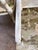 Late 20th Century Faux Bamboo and Cane Backed Armed Side / Accent Chairs in Off White With Upholstered Seat - A Pair For Sale - Image 9 of 12