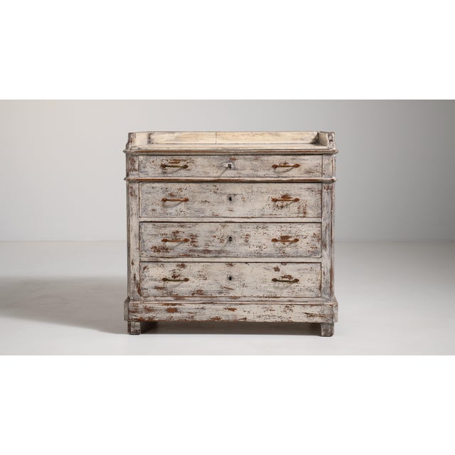 19th Century Shabby Chic Chest of Drawers, Antique, France, 19th Century For Sale - Image 5 of 15