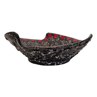 Volcanic Centerpiece by Marius Musarra for Mabyjo's Vallauris, France, 1960s For Sale