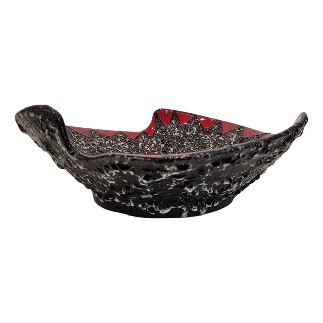 Volcanic Centerpiece by Marius Musarra for Mabyjo's Vallauris, France, 1960s For Sale