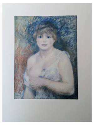Pierre-Auguste Renoir, Portrait of Jeanne Samary, Lithograph