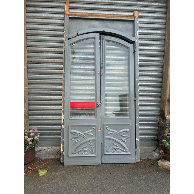 Wood Shop Entrance Door, 1950s For Sale - Image 7 of 7