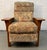 Textile Late 20th Century Pair of Mission Style Reclining Lounge Chairs For Sale - Image 7 of 15