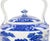 Antique Oversized English Blue and White Porcelain Tea / Coffee Pot For Sale - Image 10 of 15