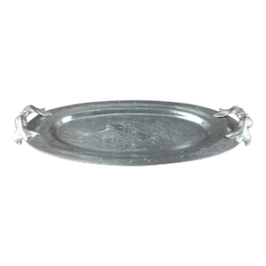 1979 Arthur Court Designs Koi Fish Handled Large Serving Tray