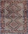 Tri-Medallion Antique Afshar Rug in Colorful Tones Brown and Gray Blue 5'0 X 6'1 For Sale
