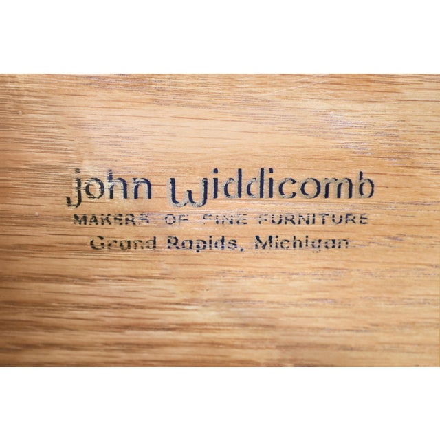 Vintage Walnut Tambour Door Credenza by Bert England for John Widdicomb For Sale - Image 15 of 15