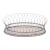 Oval Wire Basket With Arched Gallery For Sale