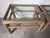 1970's Vintage Coastal Organic Whitewashed Rattan & Glass Top End Tables – A Pair For Sale - Image 9 of 15