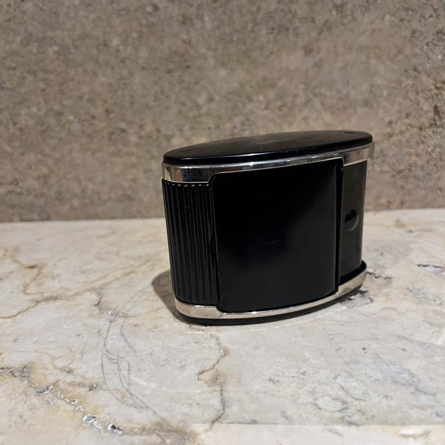 For your consideration, an art deco personal travel mechanical clock by Westclox. Tested non-working, USA circa the 1940s....