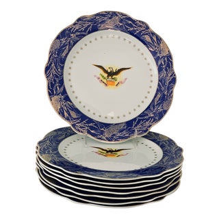 Sandra Day O’Connor Institute Kennedy Commemorative Dinner Plates - Set of 8 For Sale
