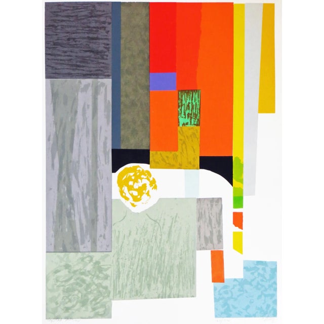 Artist: Seong Moy Chinese/American (1921-2013 ) Title: Cape Cod Interior Year: 1979 Medium: Serigraph Image size: 26 x 19...