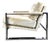 Vintage Modern Chrome & Velveteen Lounge Chair by Adrian Pearsall for Comfort Designs For Sale