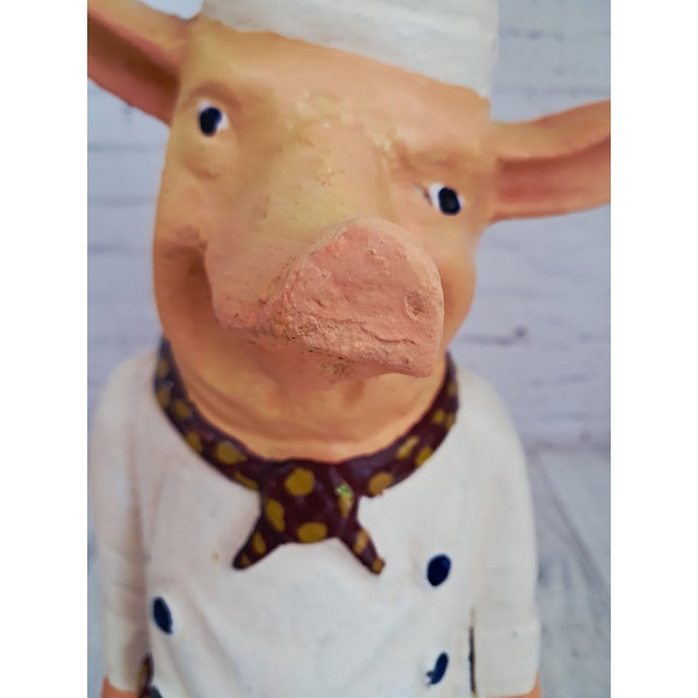 Vintage Cast Iron Butcher's Pig Advertising Prop, 1930s For Sale - Image 18 of 18
