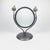 Hand Forged Iron Tabletop Vanity Mirror (55cm) Antique Copper Leaf Design For Sale - Image 10 of 10