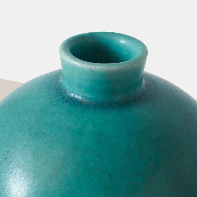 Mid-Century Modern Spherical Vase by Eva Stæhr Nielsen for Saxbo For Sale - Image 3 of 4
