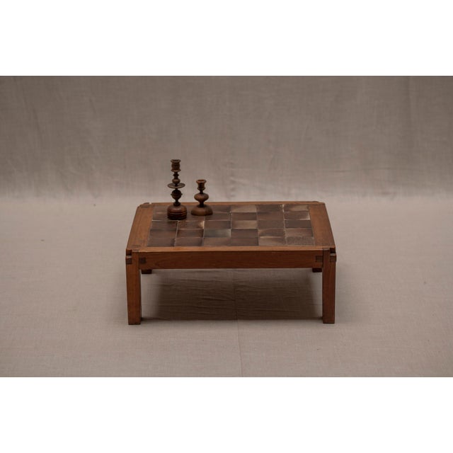 Vintage Model T18 Coffee Table by Pierre Chapo, 1960s For Sale - Image 11 of 11