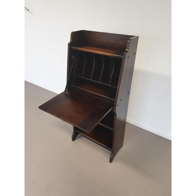 Wood Small Secretaire from Interbellum For Sale - Image 7 of 18