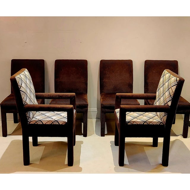 Milo Baughman Parsons Dining Chairs. Set of 6 For Sale - Image 11 of 11