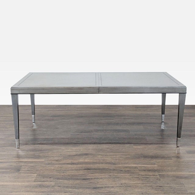 Modern Lexington 7-Piece Modern Dining Set With Upholstered Chairs For Sale - Image 3 of 11