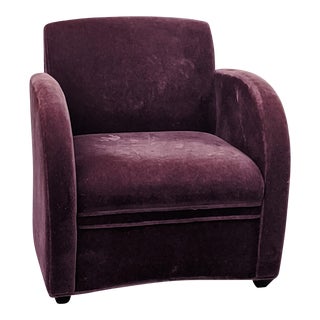 Postmodern David Edward Petite Club Chair For Sale