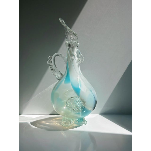 Mid-Century Murano Glass Chicken Vase, 1970s, in Flawless conditions. Designed 1970 to 1979