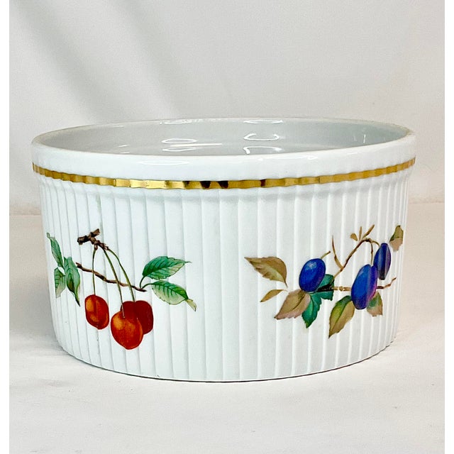 Vintage English Rustic European Royal Worcester Evesham Gold