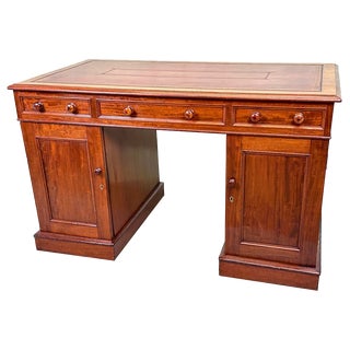Regency Mahogany Pedestal Desk, 1830 For Sale