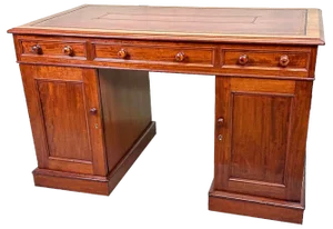 Regency Mahogany Pedestal Desk, 1830