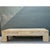 This vintage coffee table is a monumental slab of travertine, cut in the clean, architectural lines of a Parsons table. A...