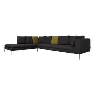 Grey Fabric Corner Sofa from La Nuova Casa For Sale