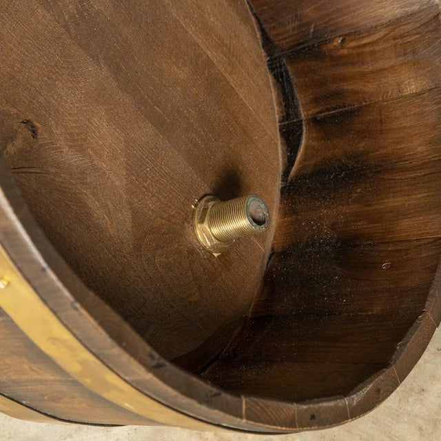 20th Century Barrel Framed Watts Tyrconnell Whisky Advertising Mirror, 1900s For Sale - Image 10 of 16