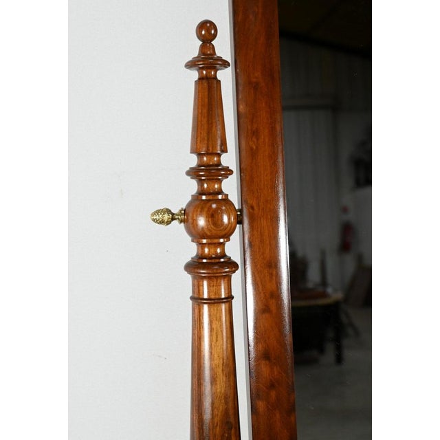 Psyche Mirror in Mahogany For Sale - Image 9 of 18