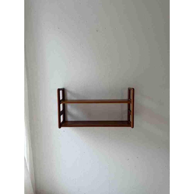 Wood Danish Teak Wall Rack from Dyrlund, 1960s For Sale - Image 7 of 13