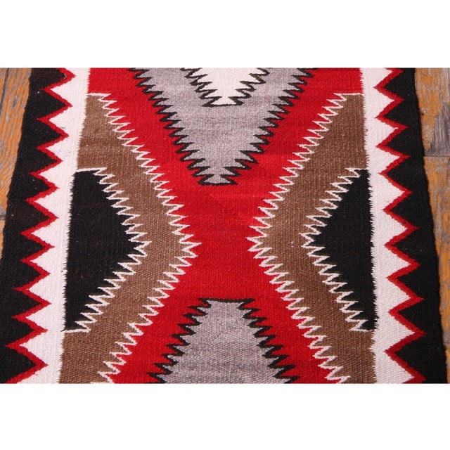 Early 20th Century American Navajo Carpet ( 2'2" X 4'3" - 66 X 130 ) For Sale In New York - Image 6 of 12