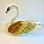 Hollywood Regency Mid-Century Coastal Hollywood Regency Italian Capiz Shell Encrusted Tole Swan Sculpture. For Sale - Image 3 of 16