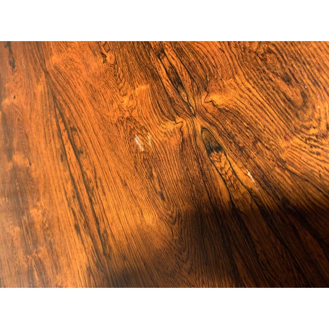 Mid 20th Century Milo Baughman Rosewood Dining Table for Directional (w/3 Leafs) For Sale - Image 5 of 6