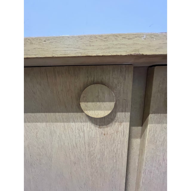 1950s American of Martinsville “Bali Hai” Cork Top Bar Cabinet or Server, Mid-Century For Sale - Image 5 of 12