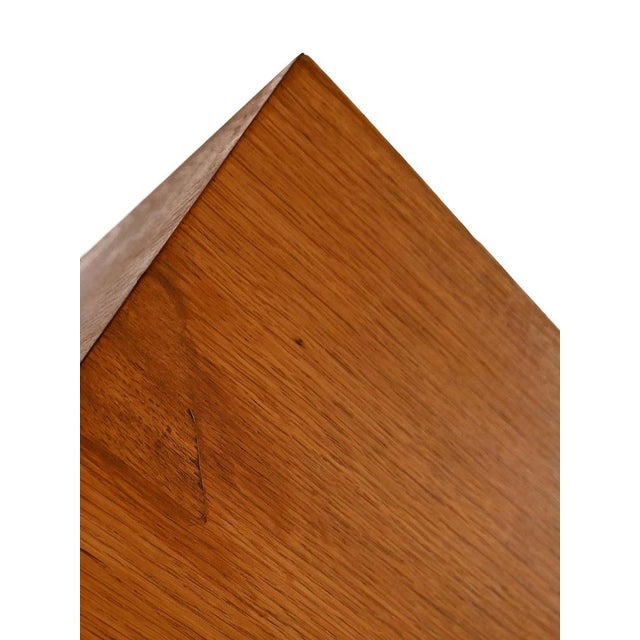 Wood Oak Secretary by Børge Mogensen for Søborg Møbelfabrik, 1960s For Sale - Image 7 of 10