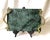 This signed archival Michael Aram green marble brass snake tray functions as a high-end statement piece for upscale...