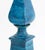 Late 20th Century Modern Blue Painted Ceramic Table Lamps, Pair For Sale - Image 5 of 7