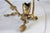 Vintage Brass Floral and Hummingbird Candle Holder For Sale In Milwaukee - Image 6 of 8