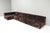 Trio Sectional Sofa in Chocolate Brown Velvet with New Upholstery from Cor, 1972, Set of 10 For Sale - Image 4 of 18