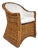 Vintage Wicker Works Style Arm Chair For Sale